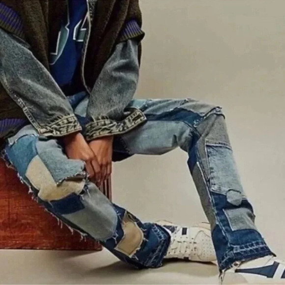 New FREE PEOPLE We The Free Bare With Me jeans - Picture 3 of 12